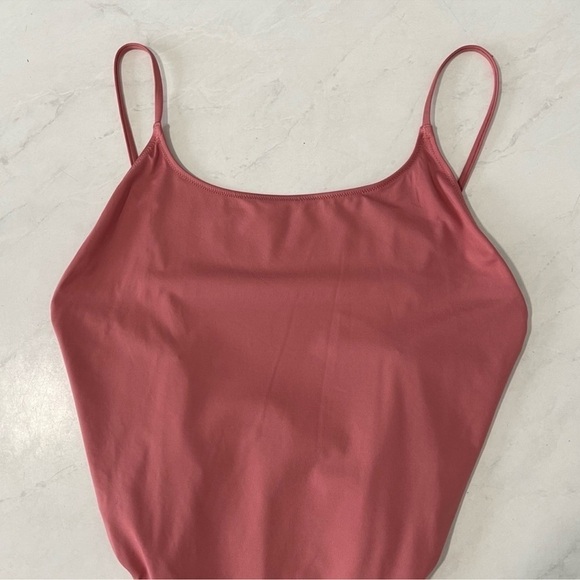 J. Crew Playa Newport Scoopback Blush Pink One Piece Swimsuit Size Large - Picture 3 of 8